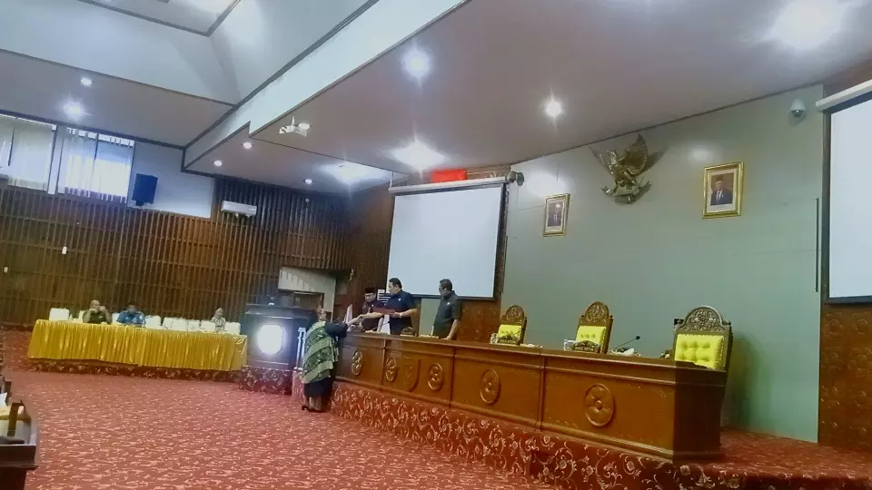 DPRD Provinsi Gelar Rapat Paripurna Tentang Laporan Hasil Kerja Pansus Terhadap RPJPD