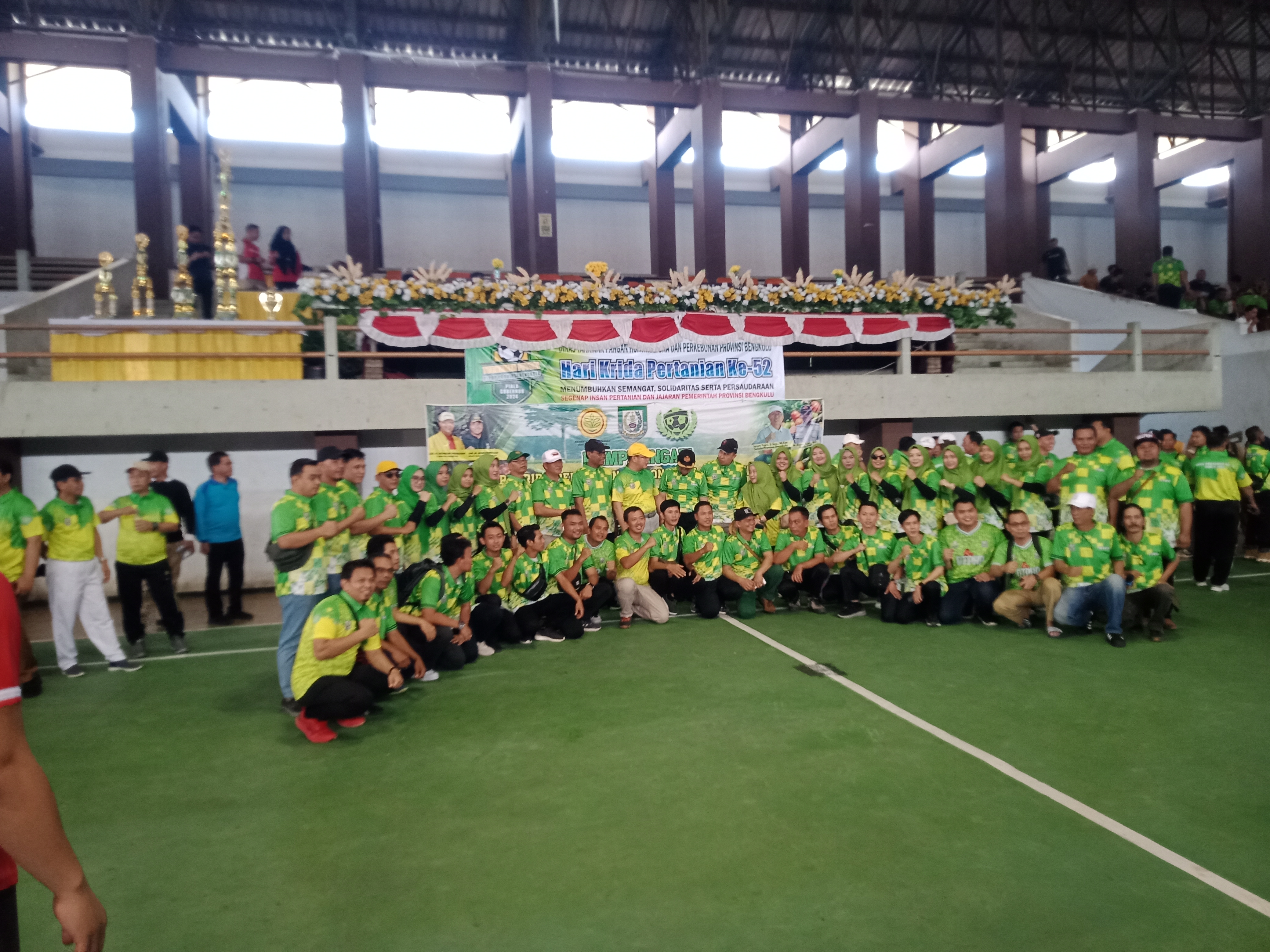 34 OPD di Pemprov Bengkulu Ikut Tanding Futsal Memperebutkan Piala Gubernur