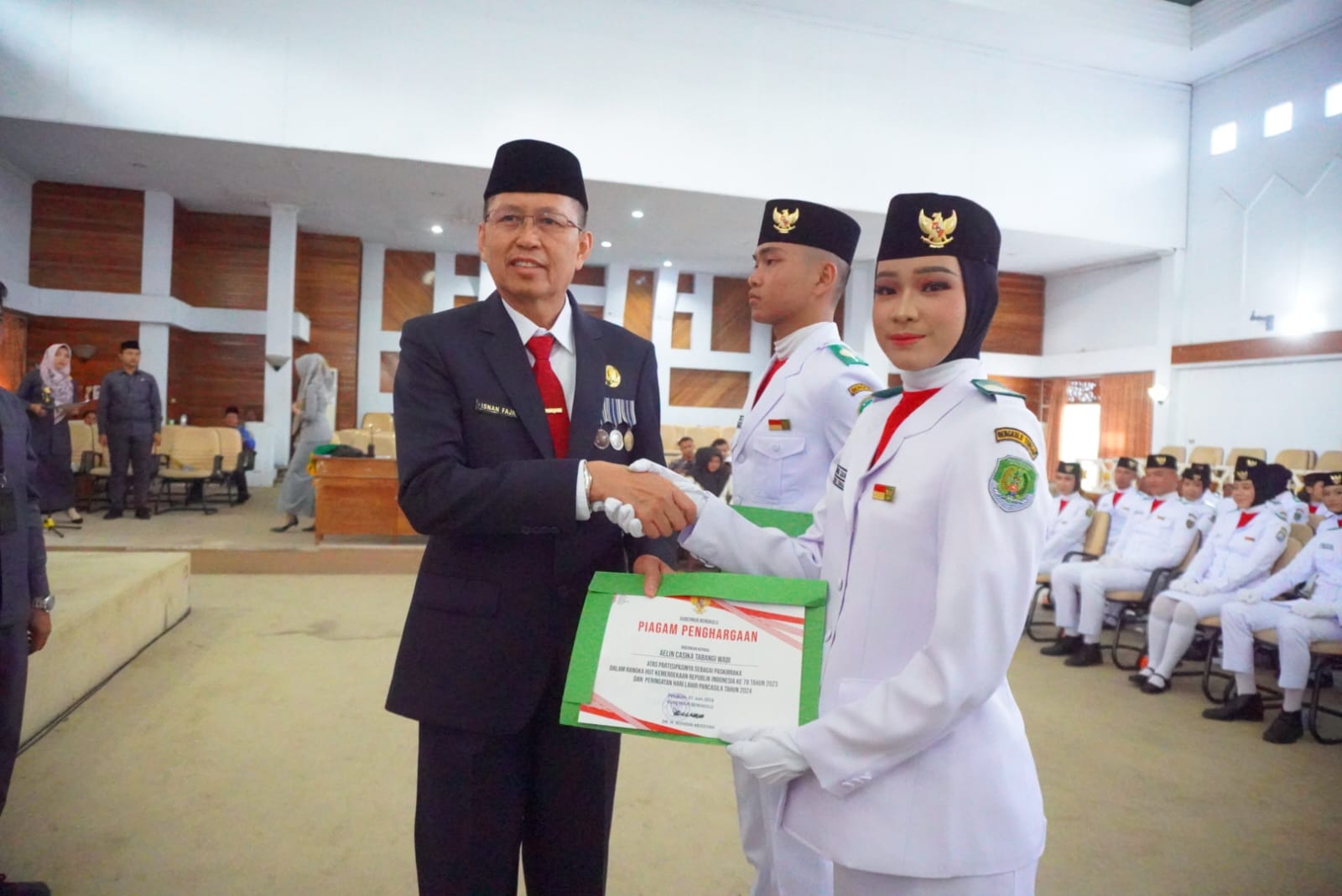 Paskibra Provinsi Bengkulu 2023 Resmi Dibubarkan