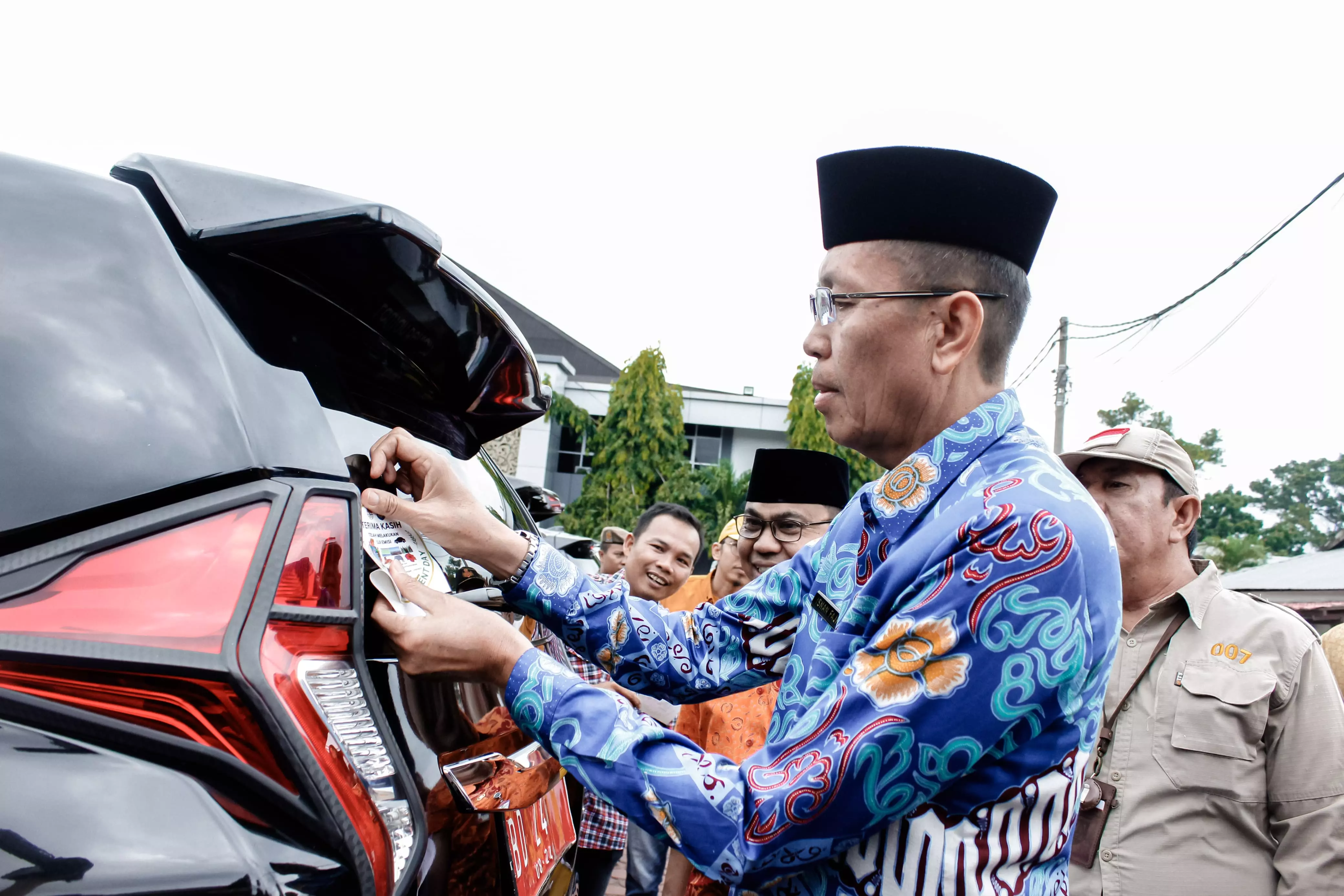 Pemprov Bengkulu Uji Emisi Mobil Dinas Kepala OPD