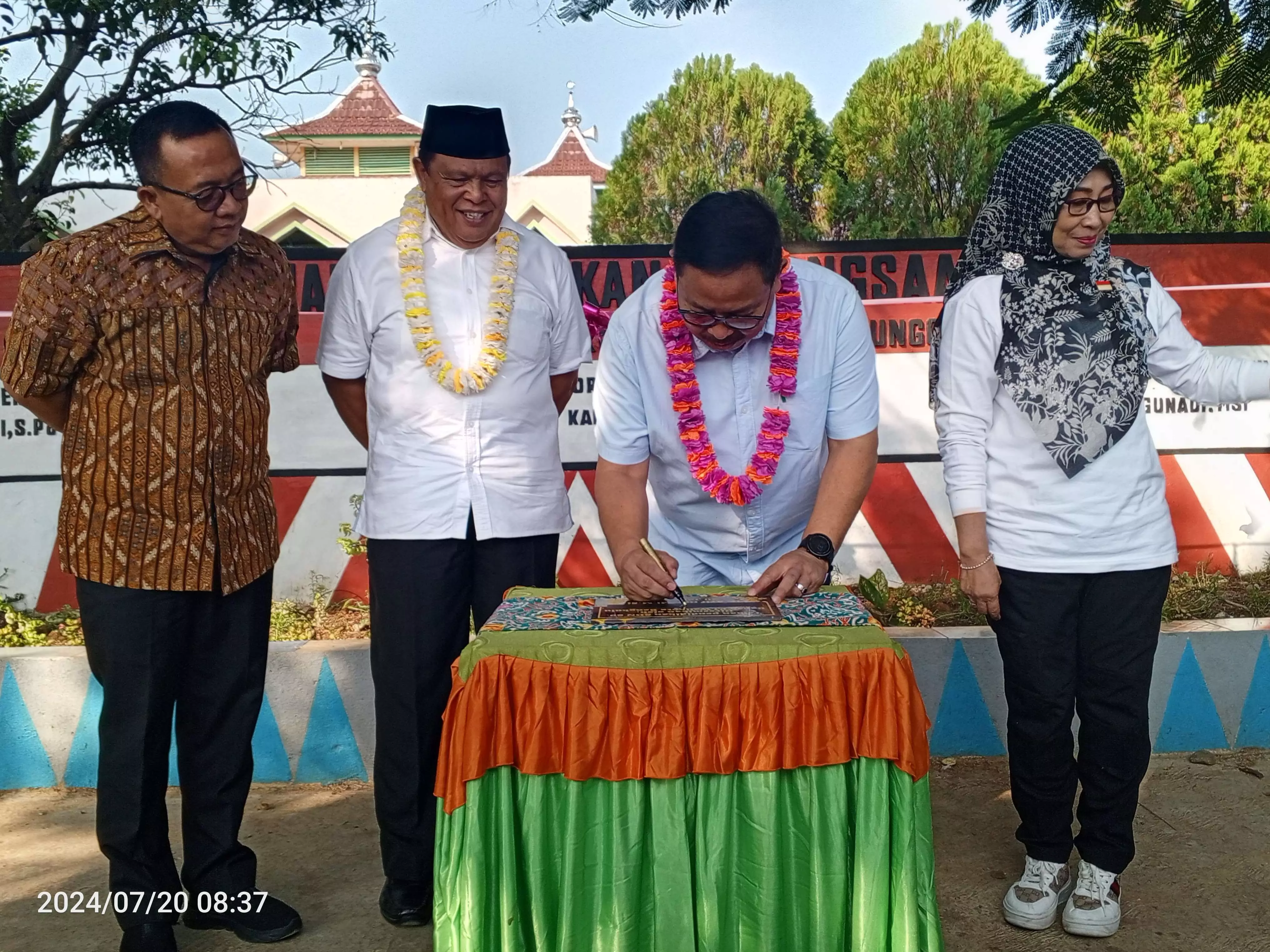 Pj Walikota Bengkulu Resmikan Taman Pendidikan Kebangsaan di SD Negeri 69