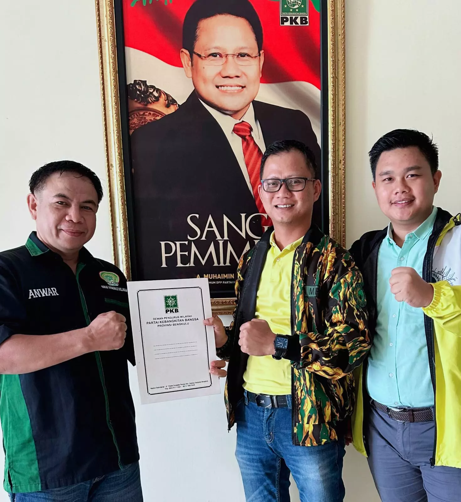 Rohidin Ambil Formulir Pendaftaran Calon Gubernur ke PKB
