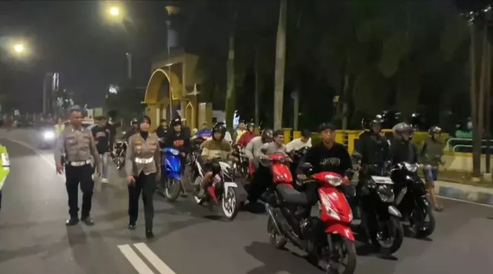 Pakai Knalpot Brong, Puluhan Motor di Bengkulu Diamankan