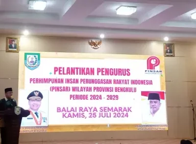 Pengurus Pinsar Provinsi Bengkulu Resmi Dilantik