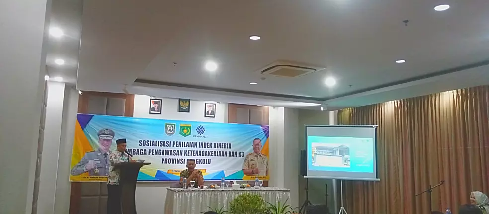 Disnakertrans Provinsi Bengkulu Gelar Sosialisasi Penilaian Indeks Kinerja Lembaga Pengawasan Ketenagakerjaan