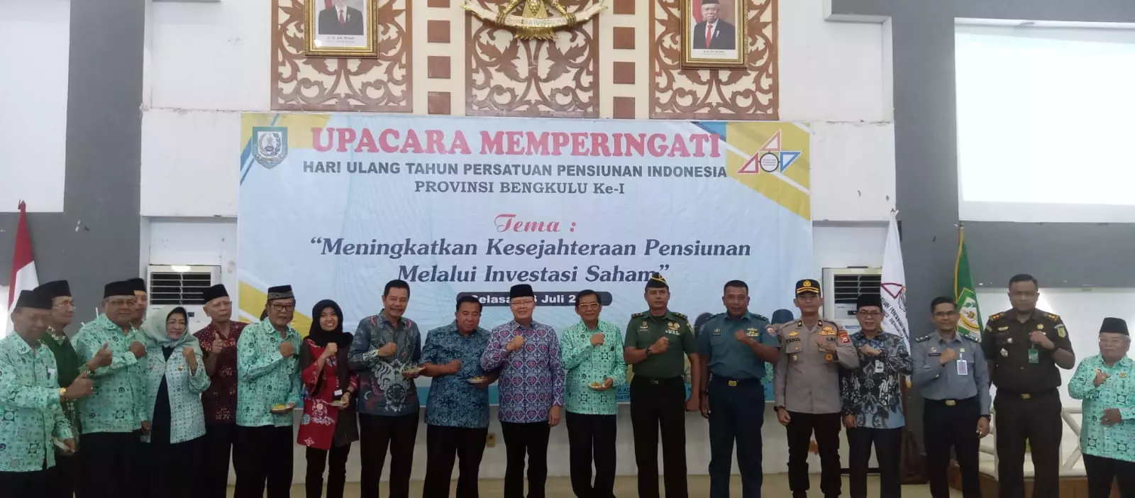 Pemprov Bengkulu Peringati HUT Persatuan Pensiun Indonesia ke 1