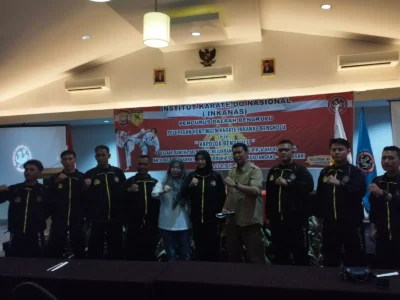 Kejurnas Karate Piala Kapolri Hari Pertama, Kontingen INKANAS Pengda Bengkulu Targetkan 2 Emas