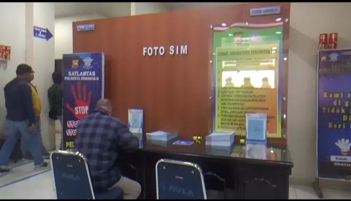 Efek Operasi Patuh Nala, Pemohon SIM di Polresta Bengkulu Meningkat