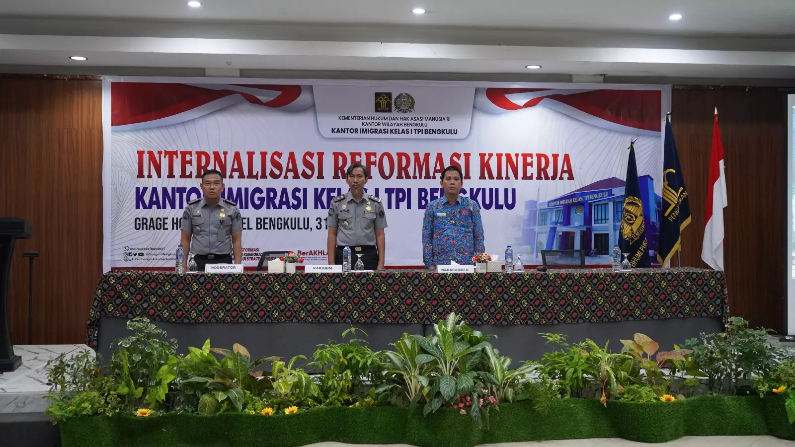 Tingkatkan Profesionalitas Pegawai, Kantor Imigrasi Bengkulu Gandeng Ombudsman