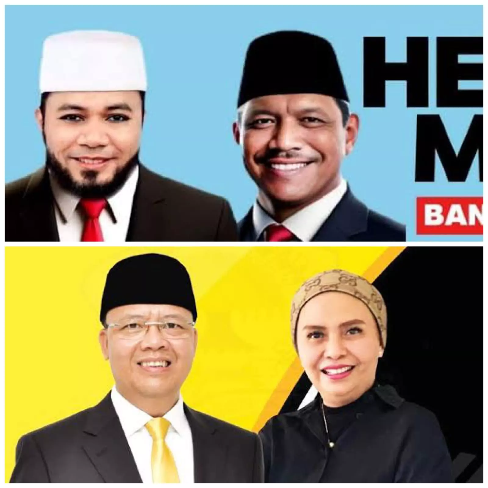 Head to Head, Rohidin-Meriani vs Helmi-Mian, Petahana Bakal Tumbang?