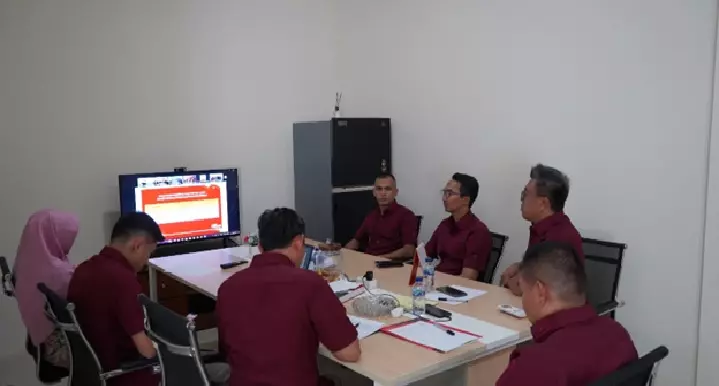 Pegawai Kantor Imigrasi Kelas I TPI Bengkulu Ikuti Webinar Series III Bersama BPSDM Hukum dan HAM