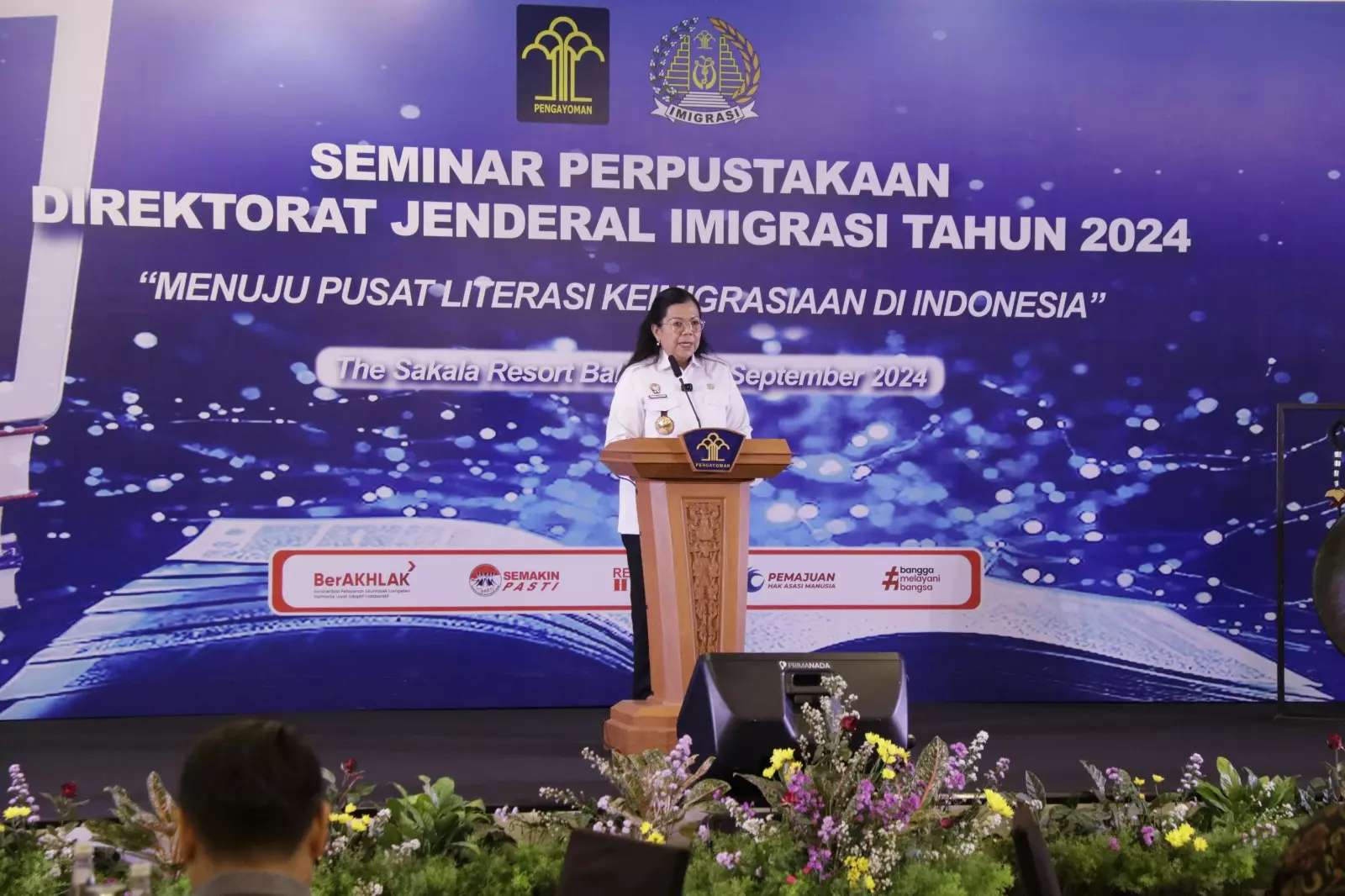 Kantor Imigrasi Kelas I TPI Bengkulu Ikuti Seminar Perpustakaan Direktorat Jenderal Imigrasi di Bali