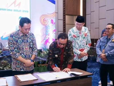 Dinas PUPR menggelar Kick Off Meeting Pelaksanaan Instruksi Presiden No. 1 Tahun 2024 di Hotel Mercure Bengkulu, pada Rabu (2/10/2024).