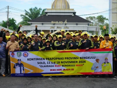 126 Atlet Prapopnas Provinsi Bengkulu Berangkat ke Solo Ikuti Prakualifikasi Pra-Popnas