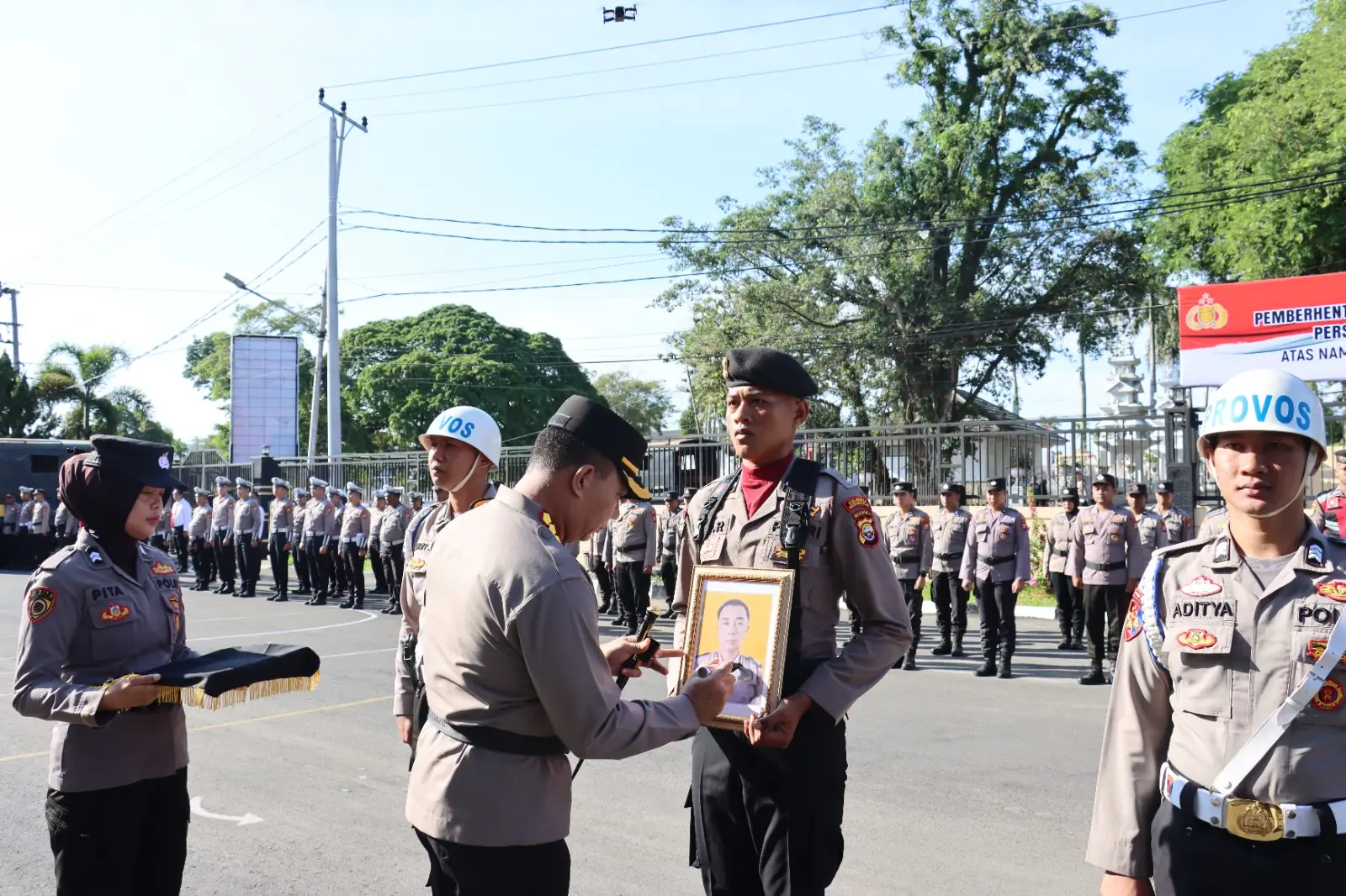 Langgar Kode Etik Profesi Polri, Personel Polresta Bengkulu Diberhentikan Tidak Dengan Hormat