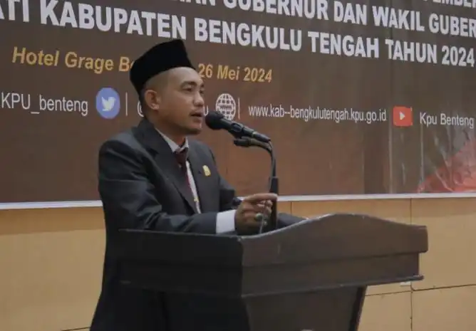 Ketua Komisi Pemilihan Umum (KPU) benteng, Meiki Helmansyah