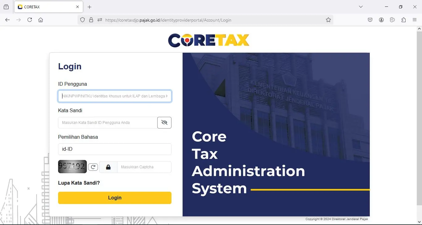 Aplikasi Coretax