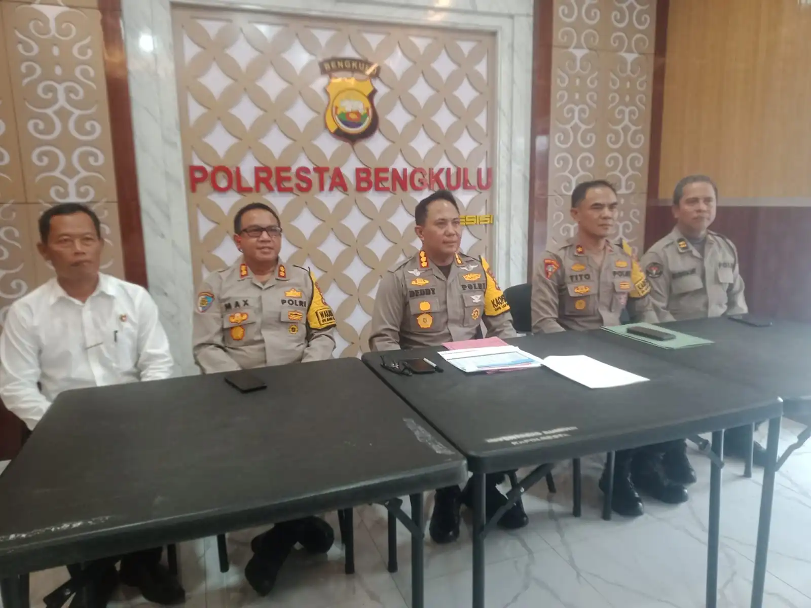 Gangguan Kamtibmas di Bengkulu Menurun dalam Tiga Tahun Terakhir