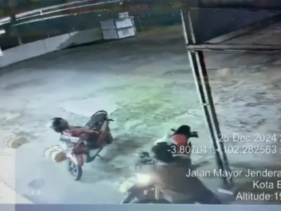 Nasib Apes! Baru 3 Bulan Kerja, Motor Karyawan Indomaret di Bengkulu Dicuri