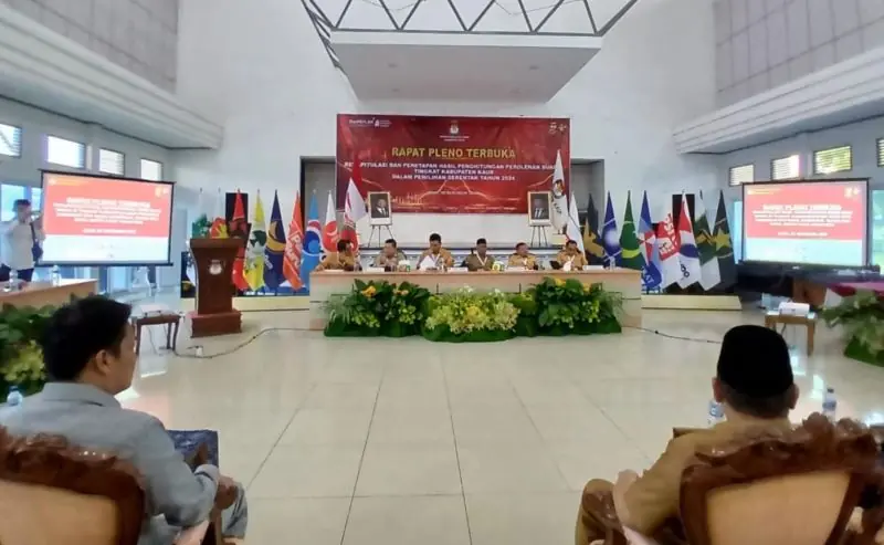Pilkada Kaur Kondusif, Ini Hasil Pleno Terbuka KPU Kaur