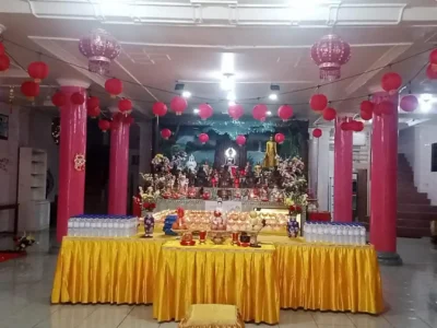 Pelita Imlek Vihara Buddhayana Bengkulu, Dinyalakan