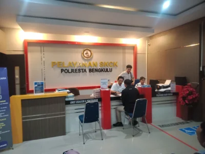 Pemohon SKCK Meningkat 100 Persen di Polresta Bengkulu