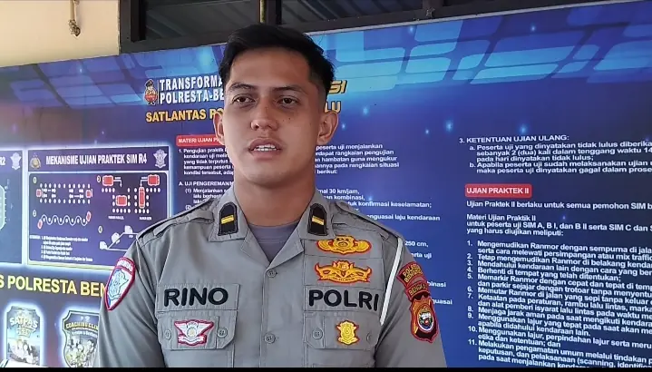 Sistem Tilang Poin di Polresta Bengkulu Belum Diterapkan