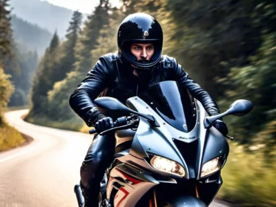 Hitungan Detik, Pencuri Bawa Kabur Motor Sport di Jalan Tanggul