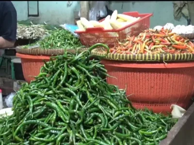Stok Minim, Harga Cabe-cabean di Pasar Kota Bengkulu Mahal