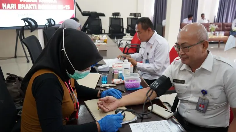 Kantor Imigrasi Kelas I TPI Bengkulu Gelar Donor Darah