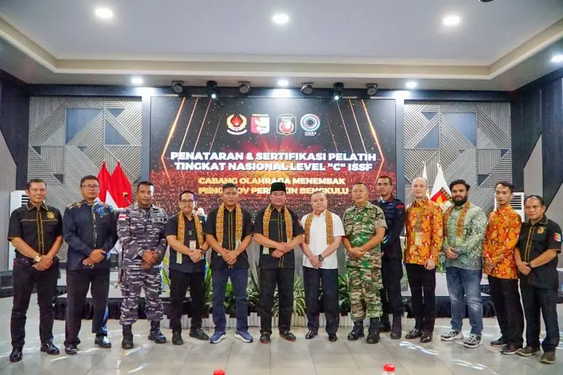 Perbakin Bengkulu Gelar Sertifikasi Pelatih Menembak