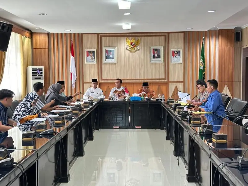 Tim Evaluasi Tenaga Honorer Non-ASN di Ruang Rapat Raflesia, Kantor Gubernur Bengkulu, pada Jumat (31/1)