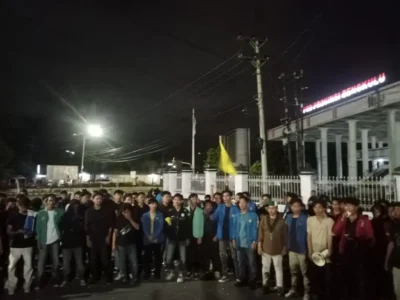 Aliansi Bumi Rafflesia Gelar Aksi Indonesia Gelap, Anggota DPRD Bengkulu Menghilang