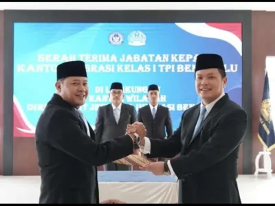 Kanim Bengkulu Ganti Nahkoda, Gelar Pelantikan dan Serah Terima Jabatan Kepala Kantor