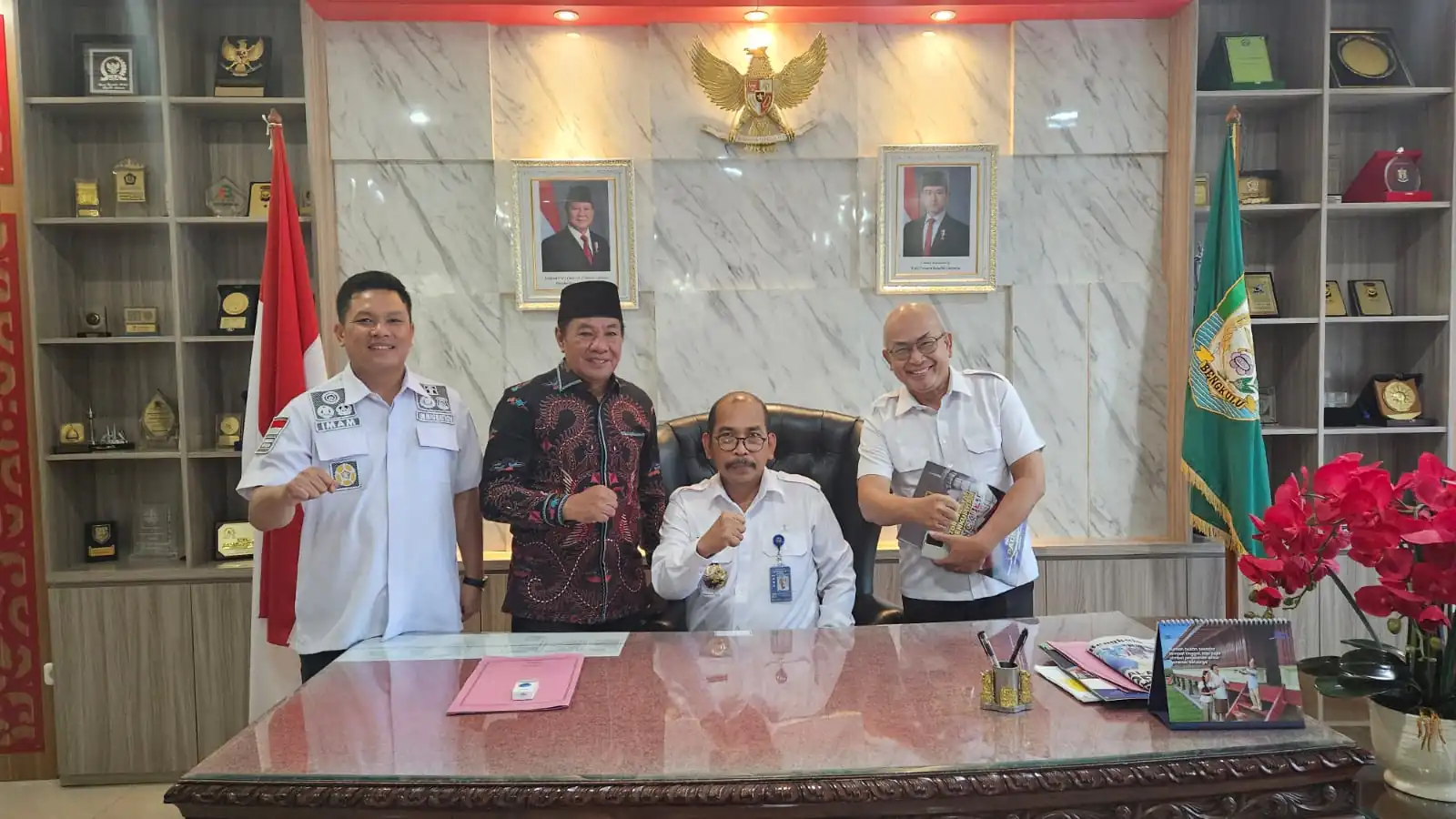 Kanwil Ditjen Imigrasi Bengkulu dan Imigrasi Bengkulu Audiensi dengan Plt Gubernur Bengkulu