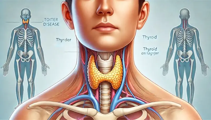 Ilustrasi Penyakit Gondok. ChatGPT