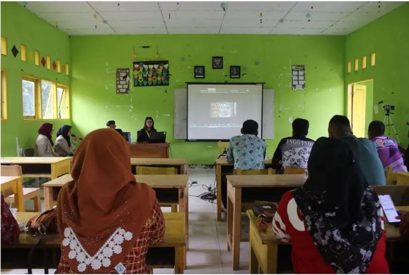 Program ini berkolaborasi dengan GSM Indonesia dan Persatuan Guru Republik Indonesia Kecamatan Enggano.