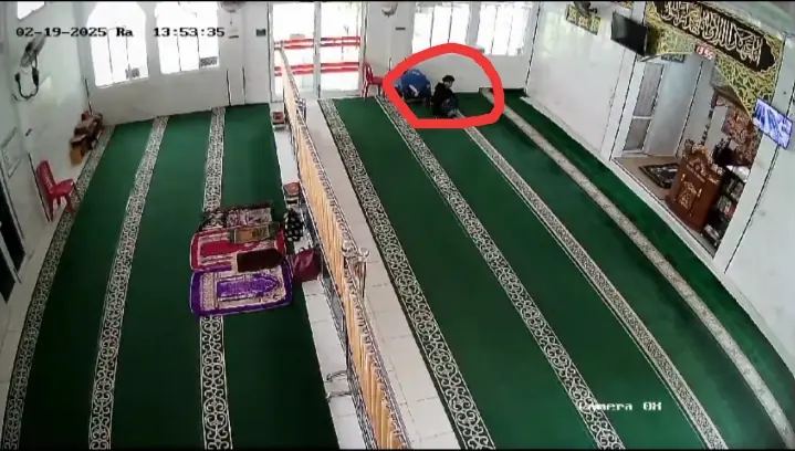 Modus Salat Dzuhur, Dua Remaja Gasak Kotak Amal Masjid di Penurunan