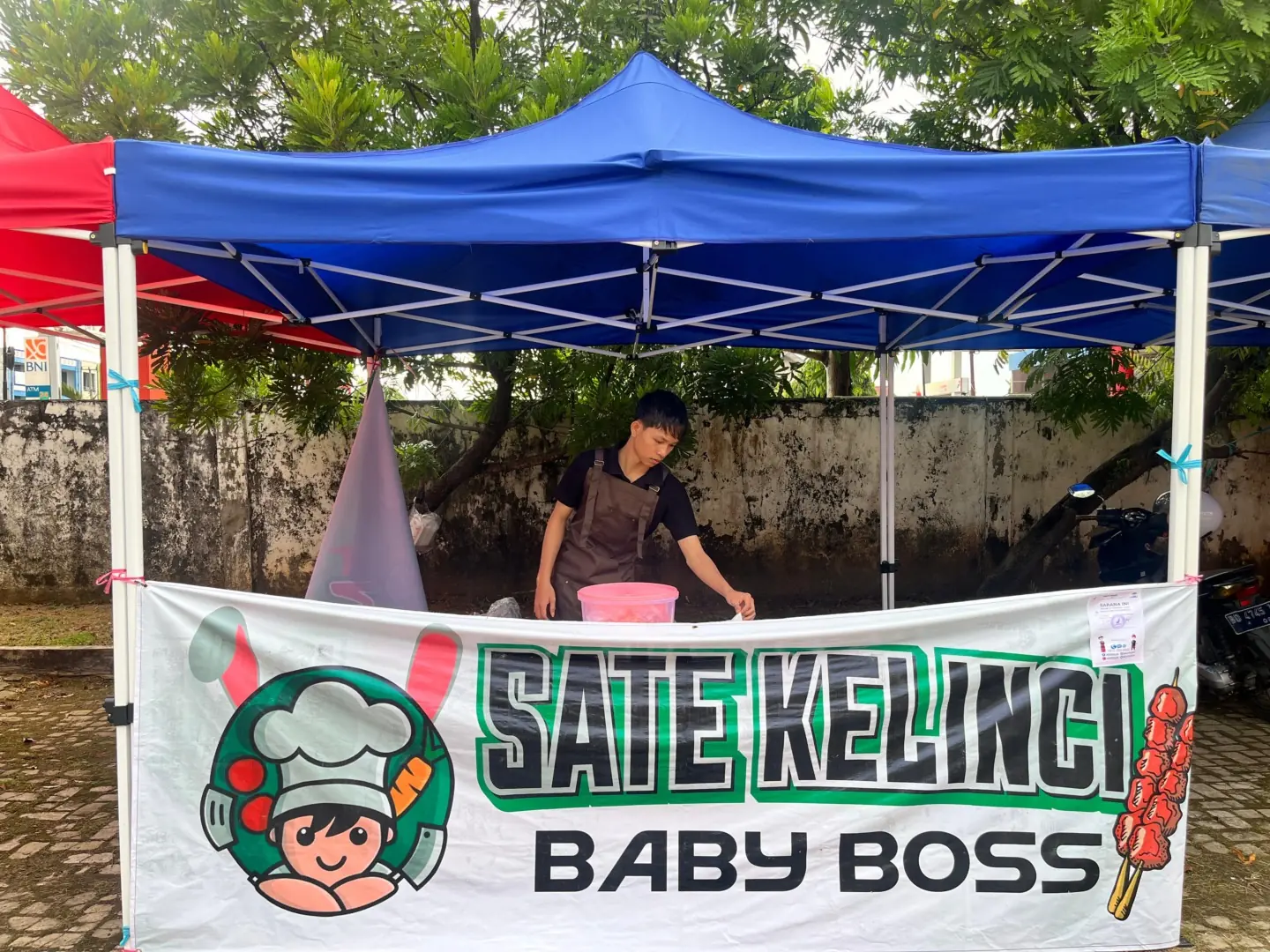 Kampung Ramadan Dibuka, Ada Jual Sate Kelinci