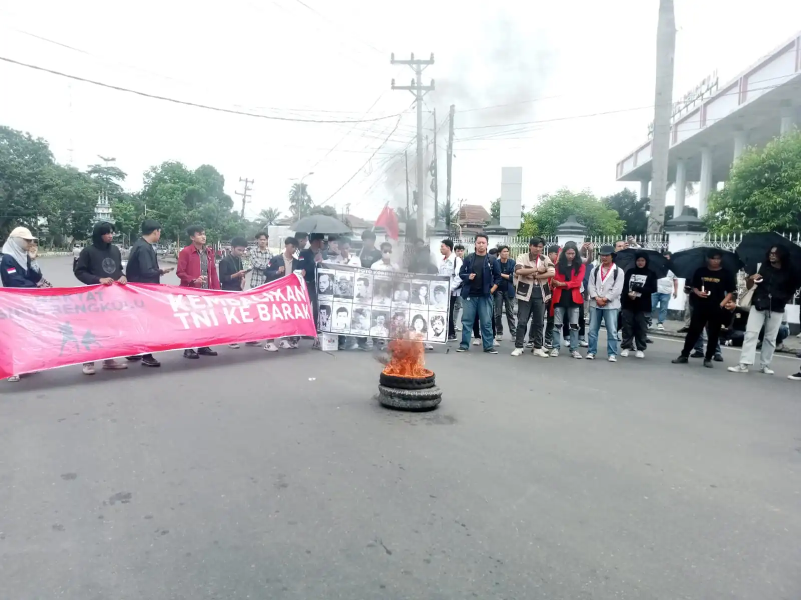 Mahasiswa Bengkulu Tolak RUU TNI