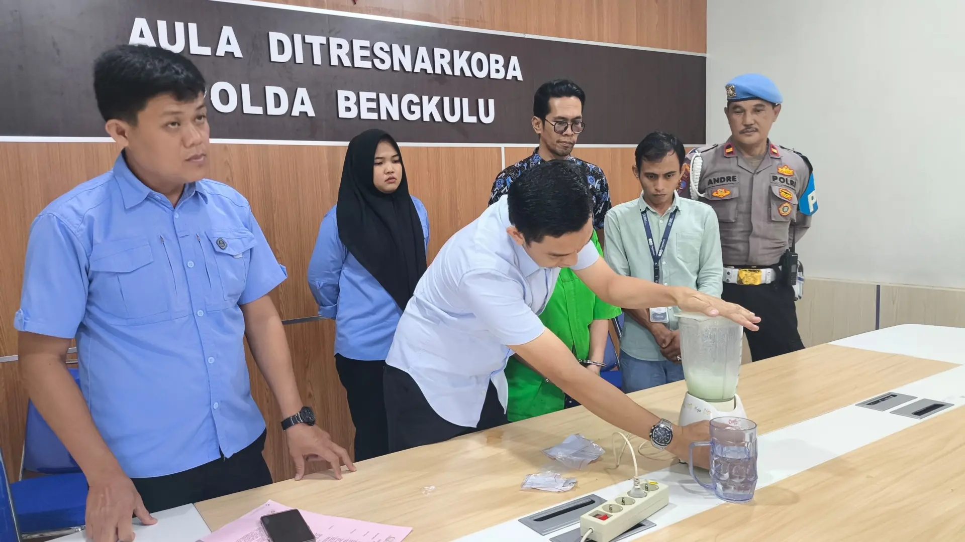 Barang Bukti Narkoba dari Penggerebekan Bandar di Rejang Lebong Dimusnahkan