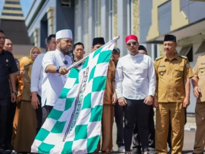 Pemudik gratis resmi diberangkatkan menggunakan PO Putra Rafflesia