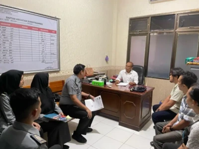 Lakukan Penguatan Layanan Berbasis Digital Kanim Bengkulu verifikasi Lapangan di Polda Bengkulu