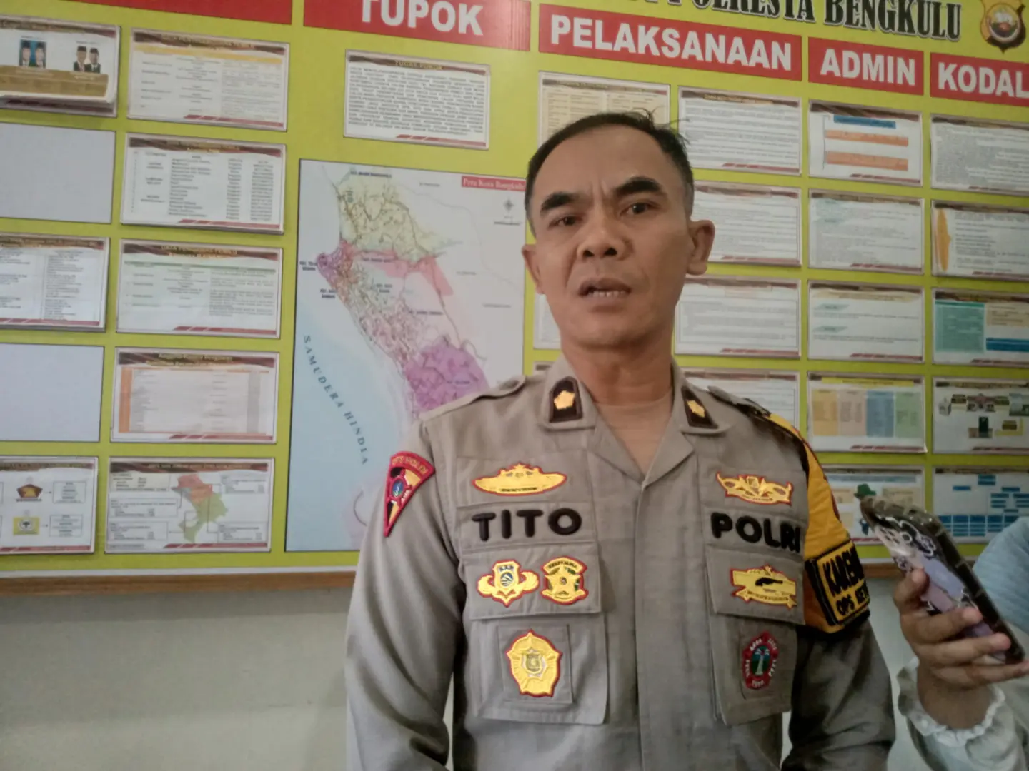 Lebaran Aman dan Nyaman, Polresta Bengkulu Siagakan Pos Pengamanan di Seluruh Kota