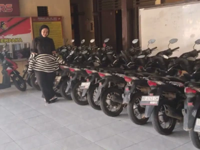 Libur Lebaran Aman, Ratusan Motor Warga Bengkulu Dititipkan di Polresta dan Polsek, Aksi Curanmor Berhasil Ditekan