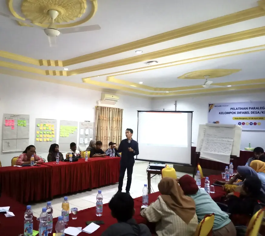 Penyandang Disabilitas Provinsi Bengkulu Dibekali Pelatihan Hukum