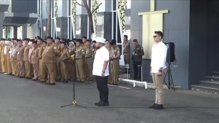 Apel Perdana Usai Lebaran, Helmi Hasan Sidak ASN dan Ancam Potong TPP