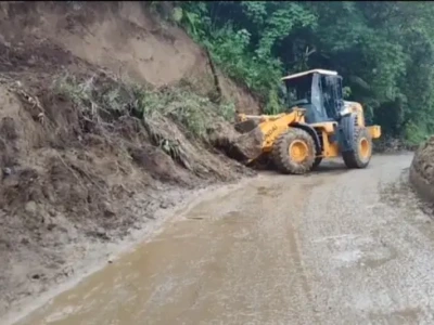 Jalur Curup-Lubuklinggau Kembali Lancar Setelah Pembersihan Sisa Material Longsor