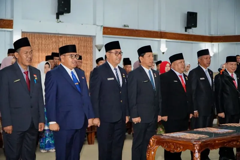 Pelantikan pejabat Pemprov Bengkulu
