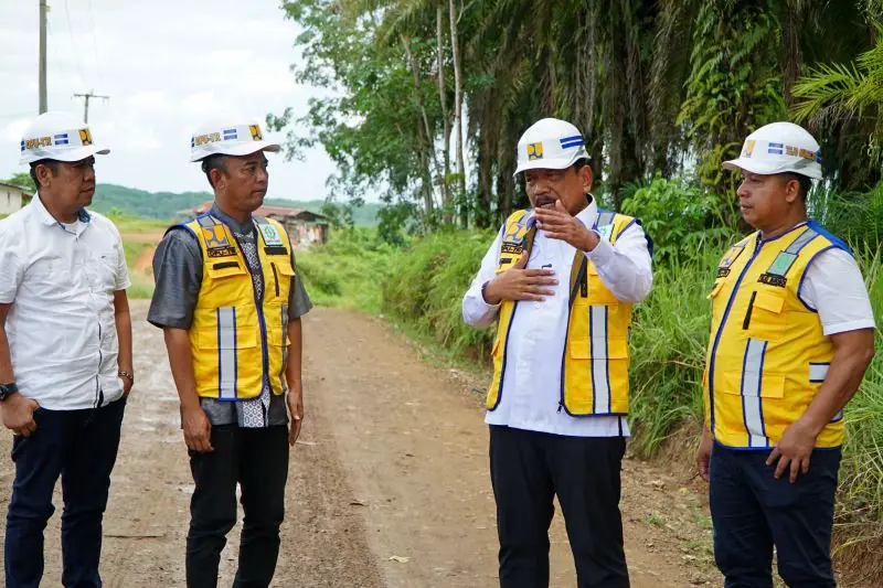 Wagub Mian Tinjau Jalan dan Jembatan Milik Provinsi di Bengkulu Utara